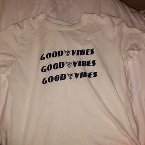 BRANDY MELVILLE GOOD VIBES TEE